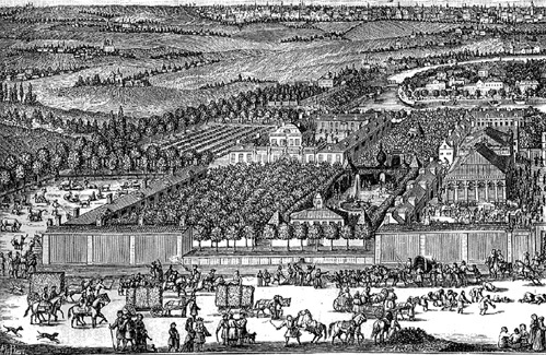 Немецкая слобода в Москве на гравюре, XVII выглядит довольно симпатично. Не скажешь, что это гнездо порока и разврата