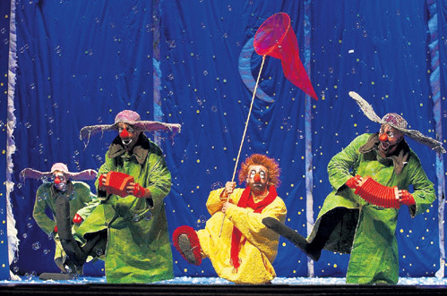 Легендарное «Снежное шоу» ПОЛУНИНА посмотрели 10 млн. зрителей во всём мире. Фото Виктора ДМИТРИЕВА