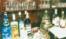 ЛИЧНЫЙ БАР ПОСЛА: джентльмен и леди предпочитают крепкие напитки