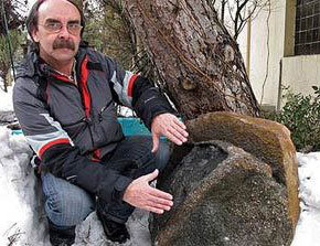 Яцек СЛОМИНСКИ со своей находкой