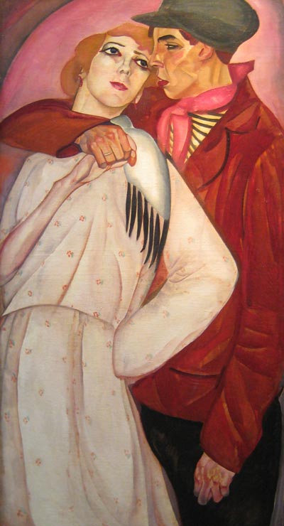 Борис Григорьев. Жиган и проститутка. 1917 год