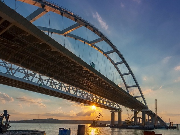 Крымский мост Санкции из-за Крымского моста