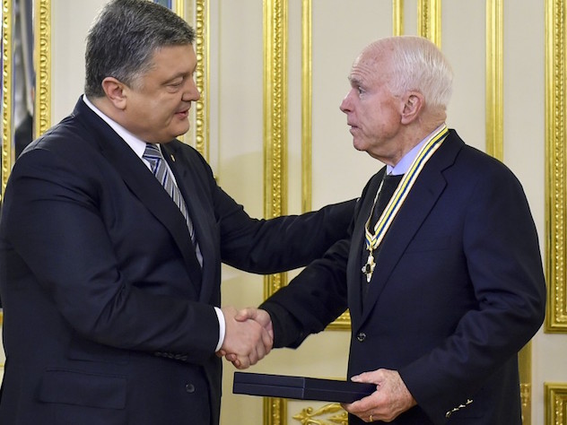 Петр Порошенко и Джон Маккейн Порошенко Маккейн Украина США