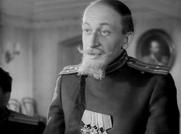 Первая кинороль Евстигнеева в фильме «Поединок», 1957 год