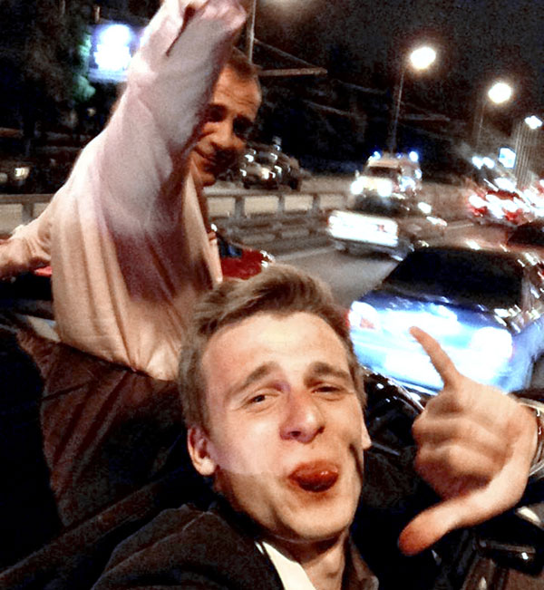 С сыном Валентином они не только внешне очень похожи, у них и темперамент одинаковый - с обоими не заскучаешь!