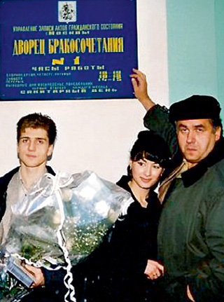 На свадьбе Андрея и Тины Стас был свидетелем (1998 г.)