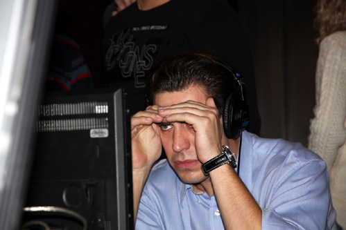 На съёмках Дмитрий был максимально сосредоточен