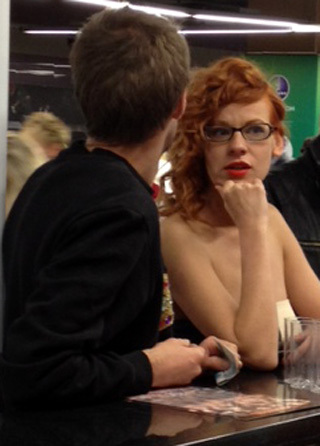 Александра РЕБЕНОК с другом