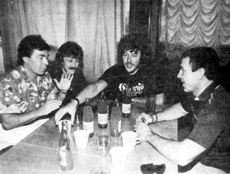 Начинающие звёзды расслаблялись не менее ударно, чем зажигали на сцене