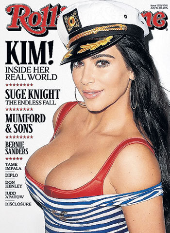 ...что таким, как Ким КАРДАШЯН, не место на обложках музыкальных изданий