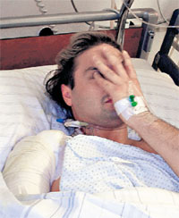 ПОСЛЕ ОПЕРАЦИИ: артист с трудом приходит в себя