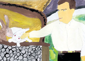 ЕКАТЕРИНА КВАСНИКОВА (12 ЛЕТ): Дмитрий Медведев навещает кроликов на фермерском хозяйстве в Курской области