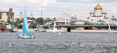 АКВАТОРИЯ МОСКВЫ-РЕКИ: финал «Звёздной регаты» пройдет на фоне храма Христа Спасителя