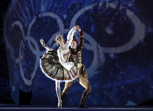 Русский балет на церемонии закрытия Олимпиады